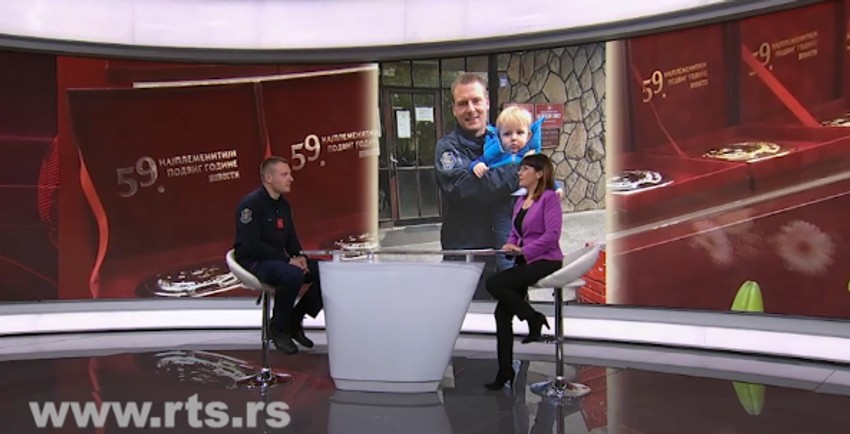 Stefan Čiča je odveo malog Vuka u vatrogasnu stanicu