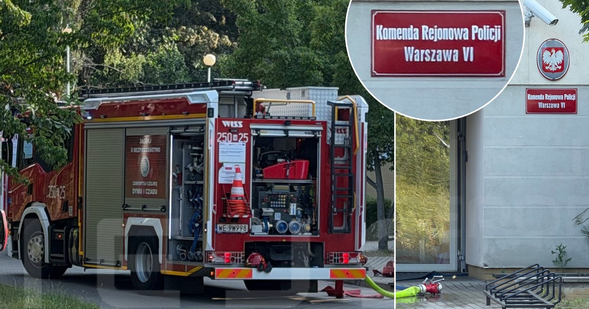 Pożar w warszawskiej Komendzie Policji – co się stało?