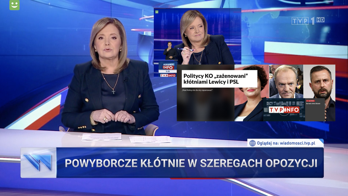 TVP pomoże PiS-owi utrzymać władzę? "Wiadomości" próbują skłócić opozycję