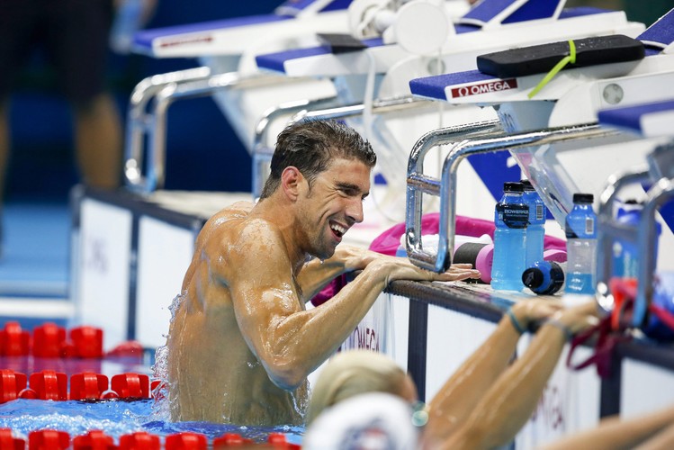 Michael Phelps dobrze wygląda nie tylko w wodzie