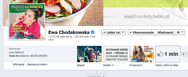 Fanpage Ewy Chodakowskiej