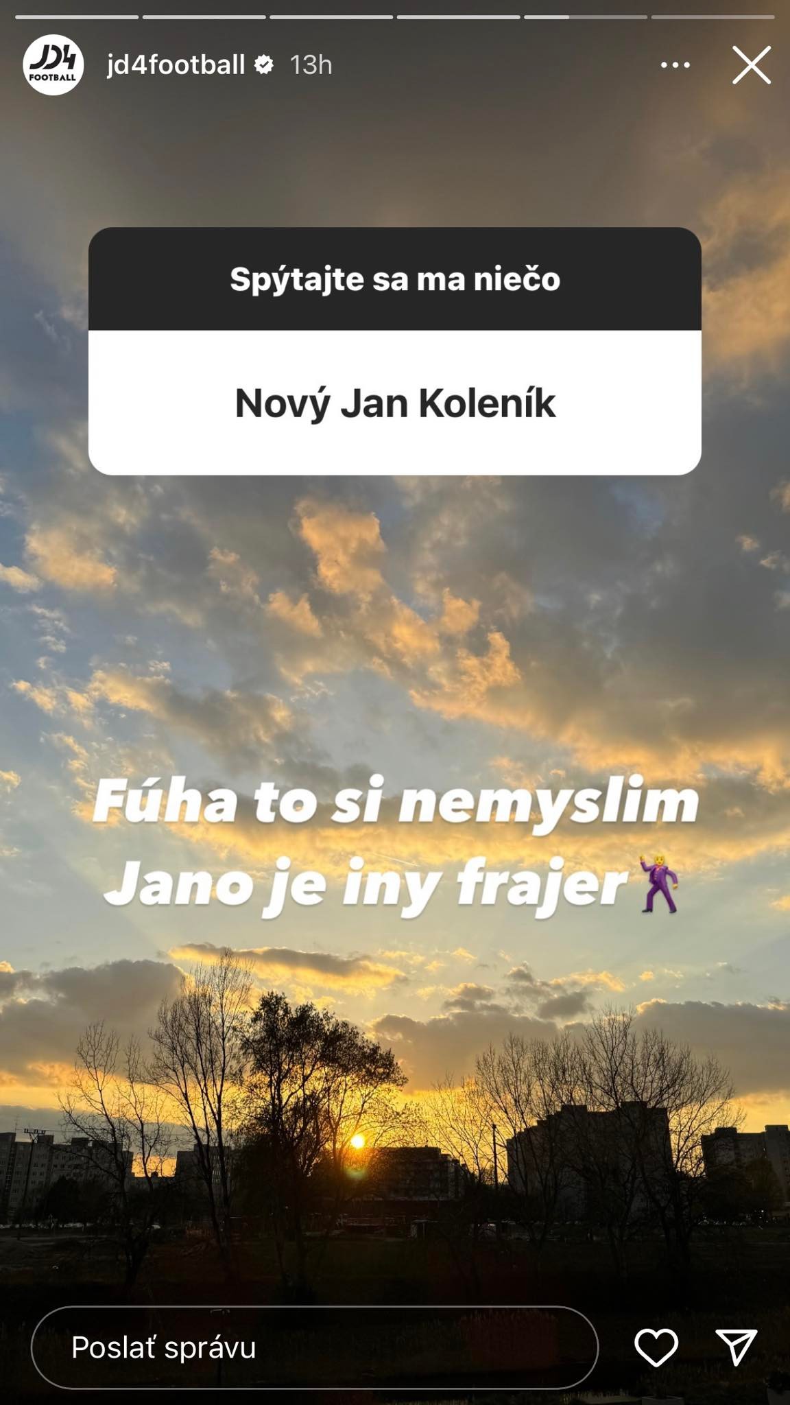 Bývalý futbalista Ján Ďurica dostal od fanúšika zaujímavú otázku.