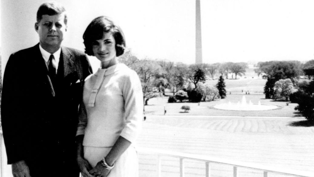 Prezydent John F. Kennedy i pierwsza dama Jackie Kennedy