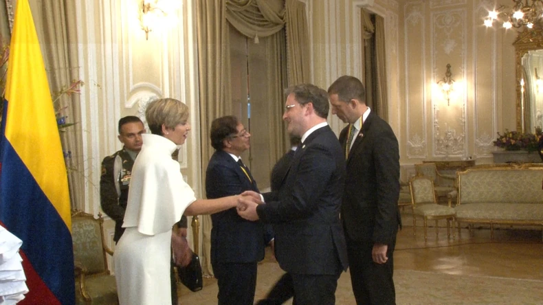 Nikola Selaković na inauguraciji predsednika Petra u Bogoti