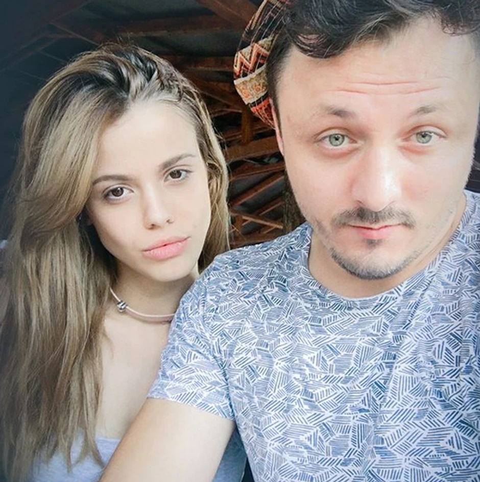 Daniel Kajmakoski sa bivšom suprugom