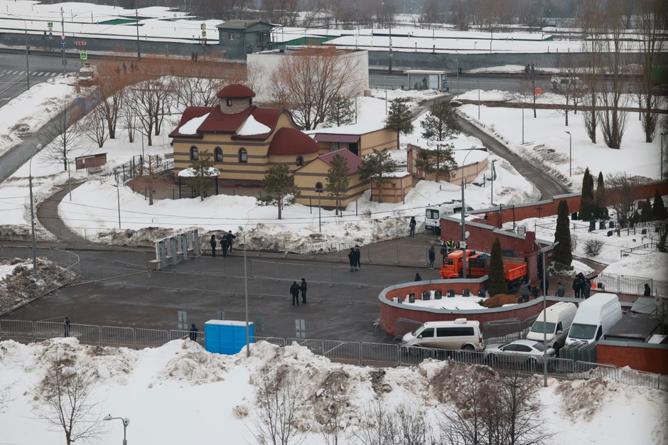 Crkva na ulazu u groblje gde će biti sahranjen Navaljni