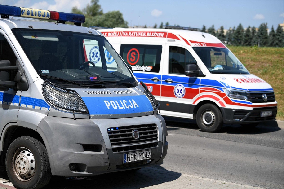 An accident in Lublin. The priest was to hit the child at the crossing