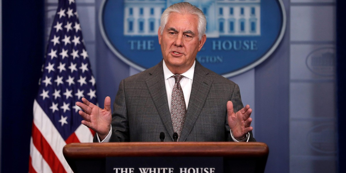 Szef amerykańskiej dyplomacji Rex Tillerson