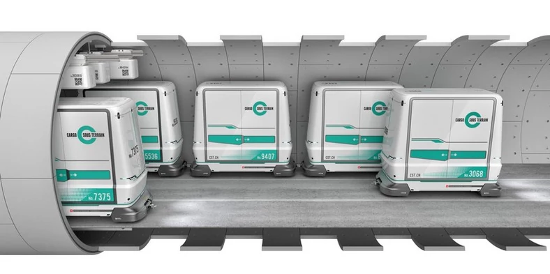 Cargo Sous Terrain — autonomiczny transport w Szwajcarii