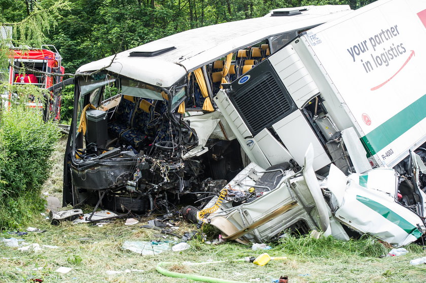 Wypadek autokaru z dziećmi. Wielu rannych