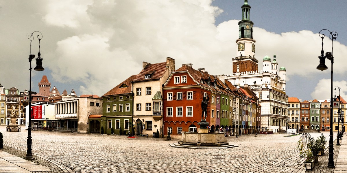 Poznan Market Panorama