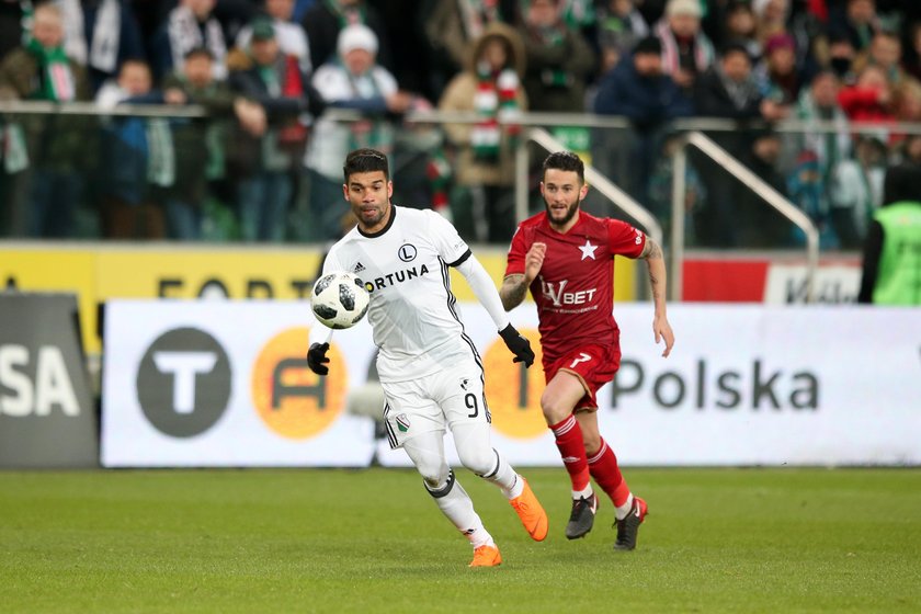 Pilka nozna. Ekstraklasa. Cracovia Krakow - Legia Warszawa. 24.02.2018