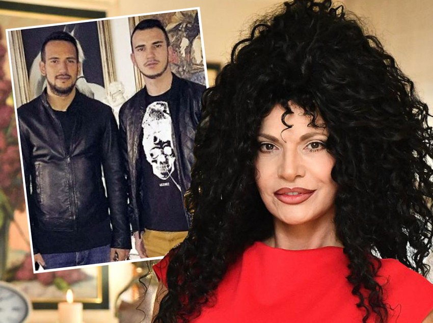 Lidija Vukićević sa sinovima