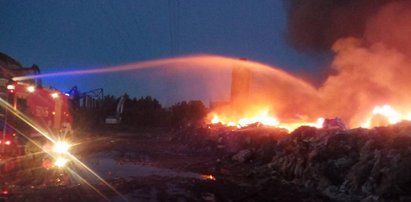 Kolejny pożar składowiska odpadów w Zgierzu