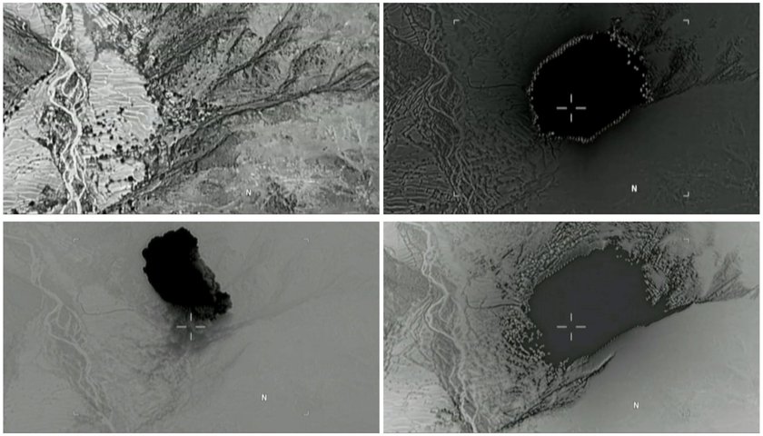 Tak wyglądał atak "matką wszystkich bomb". Pentagon pokazał film