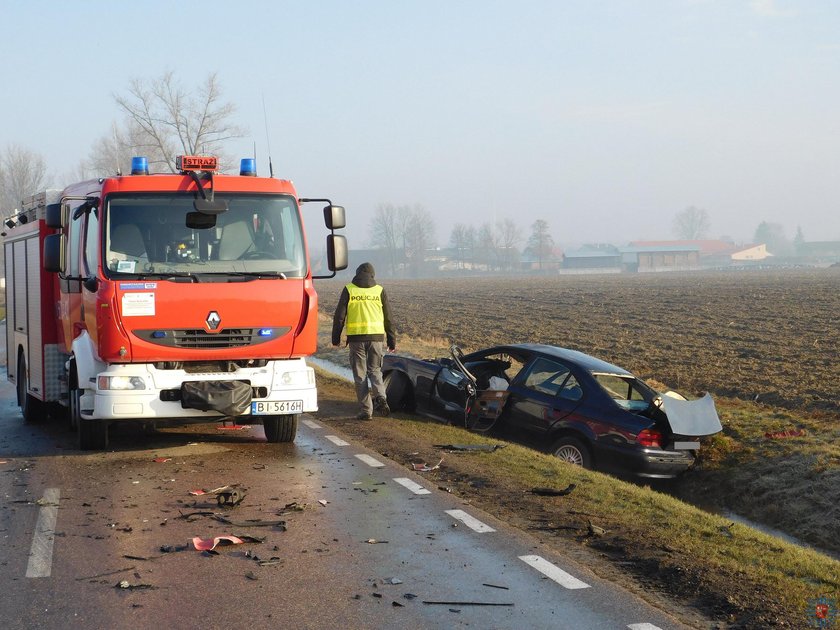 Tragiczny wypadek na DK 63