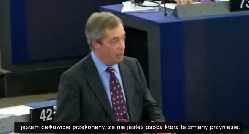 Farage kpił z Tuska