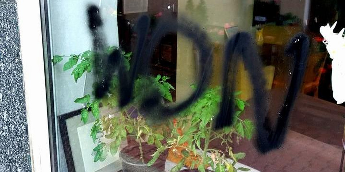 Napisali "WON" na kawiarni prowadzonej przez autystów