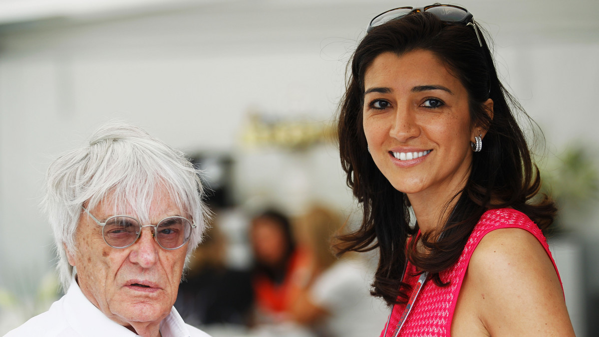 Bernie Ecclestone i Fabiana Flosi