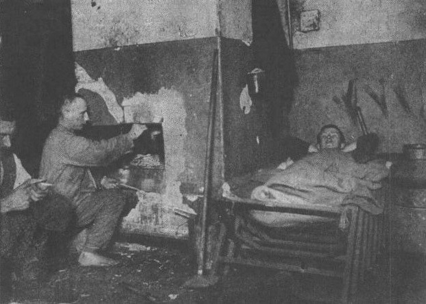 Jeńcy na Isosaari w 1918 r.