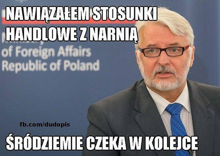 Waszczykowski i "San Escobar". Internauci kpią. MEMY