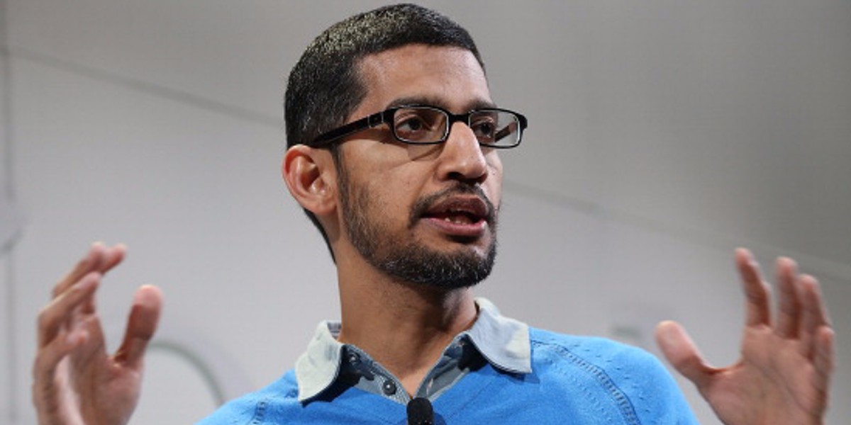 Google CEO Sundar Pichai.