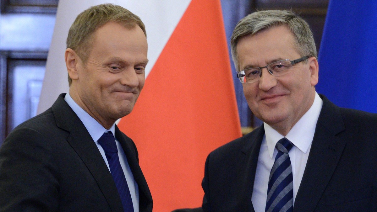 Donald Tusk, Bronisław Komorowski