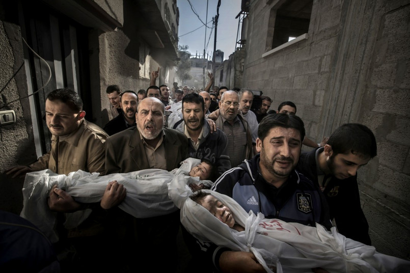 Zwycięzca World Press Photo 2012 - zdjęcie Szweda Paula Hansena z "Dagens Nyheter". Także 1. nagroda w kategorii Spot News zdjęcie pojedynncze.