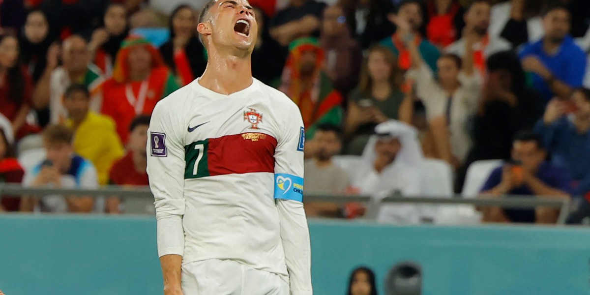 Ronaldo mógł być rozczarowany swoim występem. 