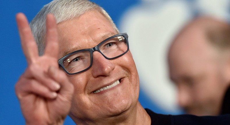 Apple CEO Tim Cook.Axelle/Bauer-Griffin/FilmMagic