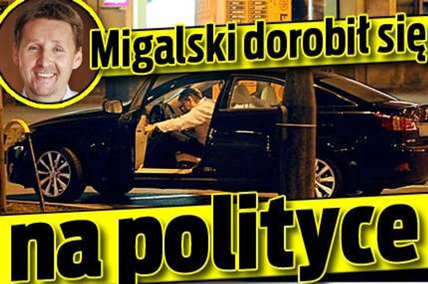 Migalski dorobił się na polityce. Jeździ lexusem