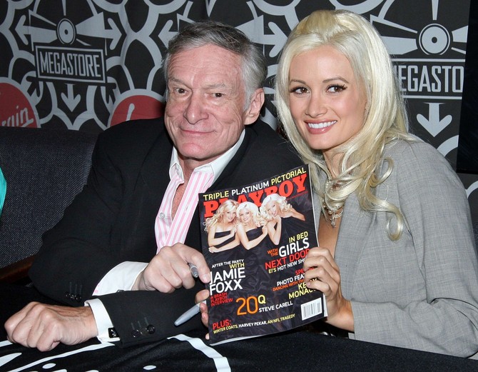 Holi Medison i Hju Hefner