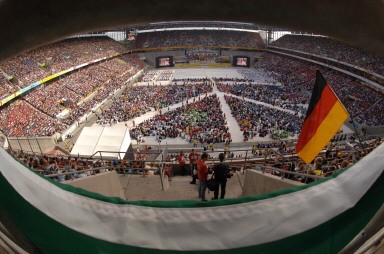 GERMANY-WYD -POPE-PILGRIMS-OPENING MASS