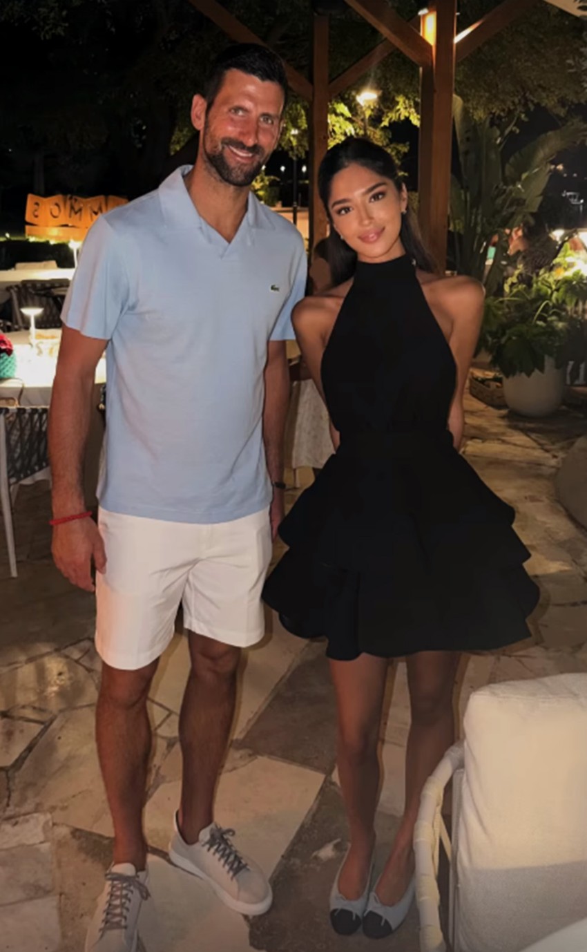 Novak Đoković i Đina Džinović
