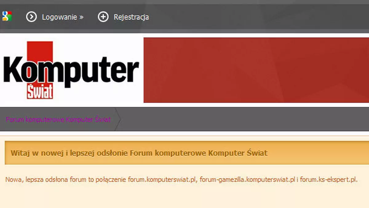 Forum Komputer Świata już w nowej odsłonie