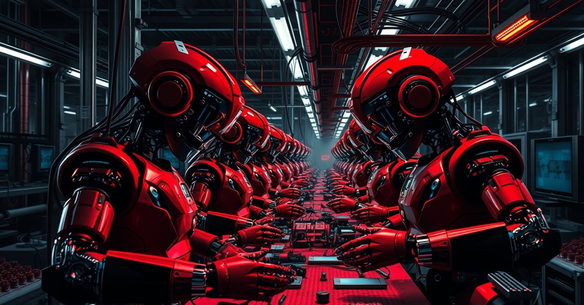 Automatyzacja w Chinach przyspiesza. Ciemne fabryki zmieniają przemysł