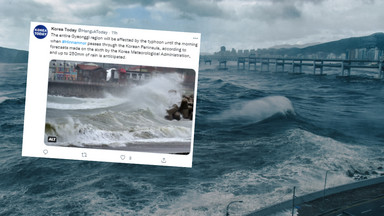 Atak tajfunu Hinnamnor w Korei Południowej. Najsilniejszy od wielu lat