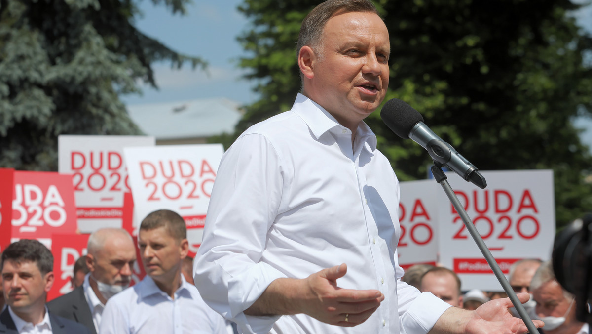 Wybory 2020. Andrzej Duda w Grajewie: nie muszą nas za granicą klepać po plecach