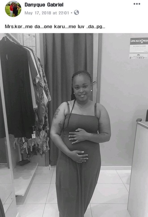 A post Judy Wangui appearing to suggest she was also Kori's wife 