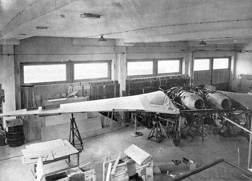 Horten Ho 229 w hangarze