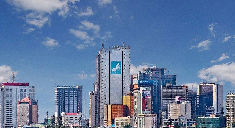 Lagos CBD skyline