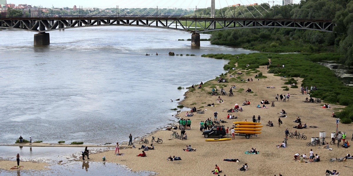 Zamknięta plaża Poniatówka