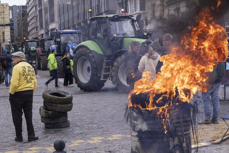 Protesty rolników w Brukseli, 26 marca br.