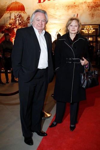 Grażyna Barszczewska i Andrzej Serdiukow na premierze 'Bitwy pod Wiedniem'