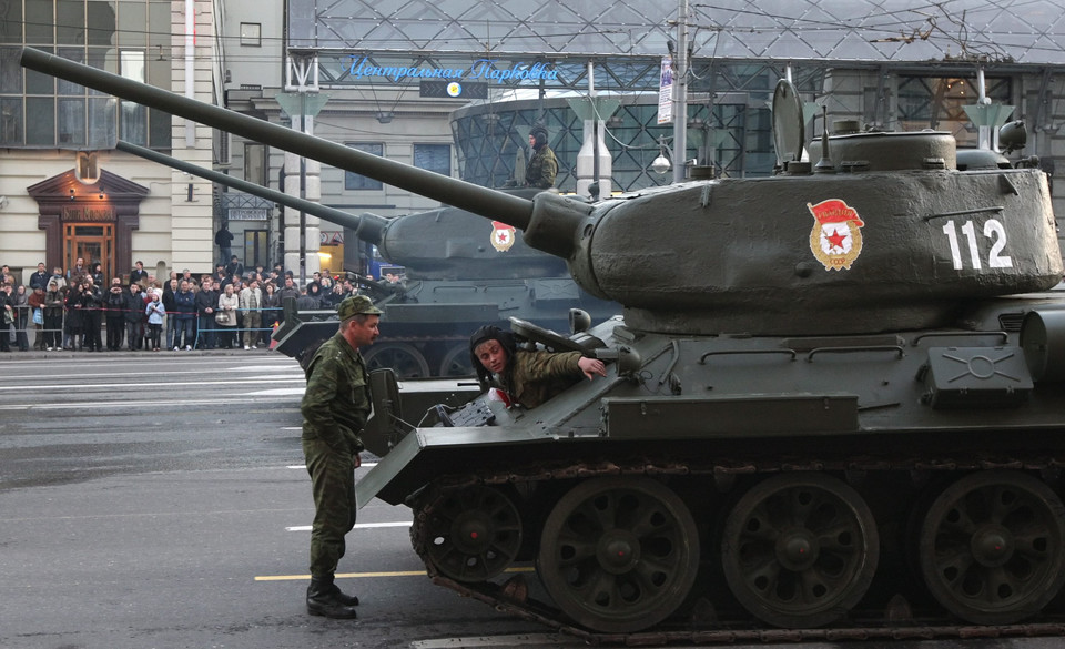 RUSSIA REHERSAL OF THE VICTORY DAY PARADE