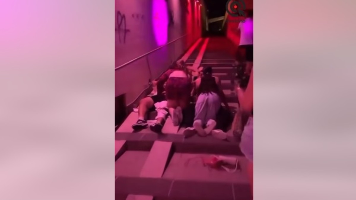 Scena sa snimka navodno pijanih turista u Splitu