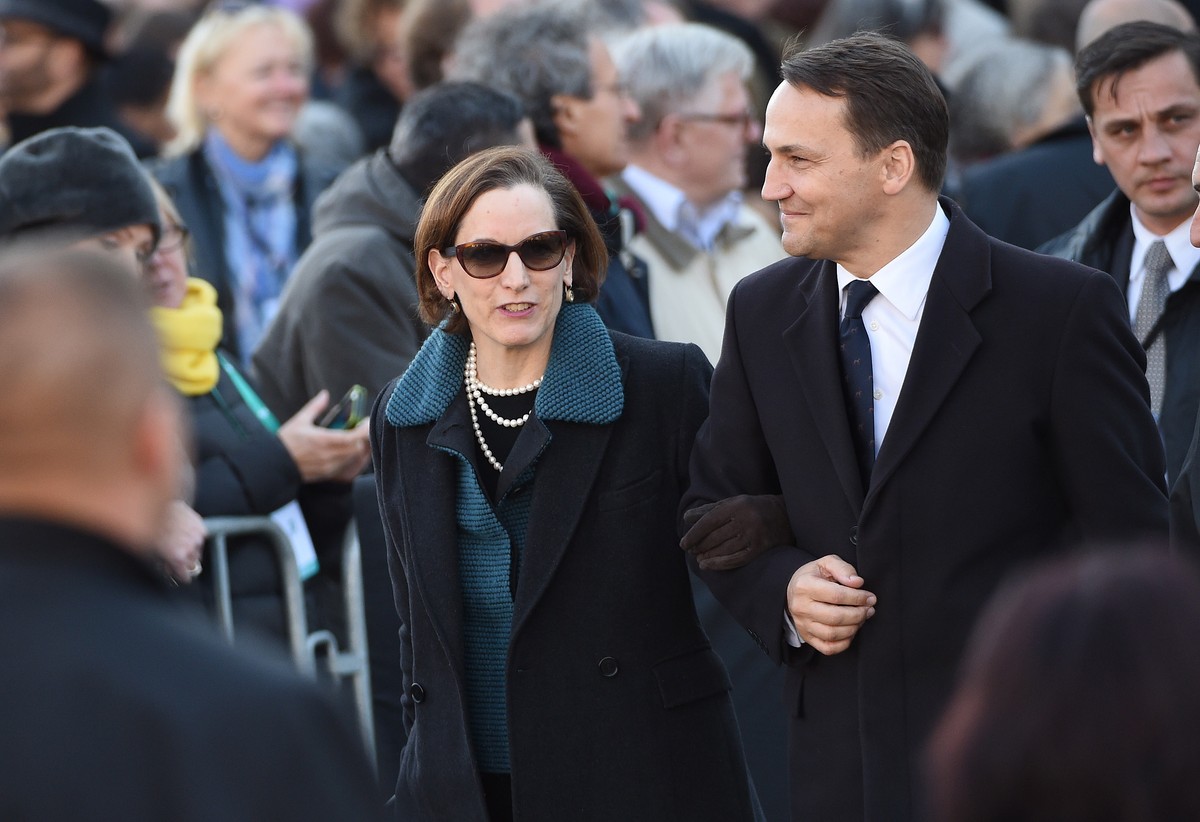 Radosław Sikorski i Anne Applebaum