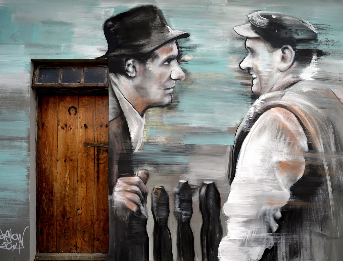 Mural Kargula i Pawlaka