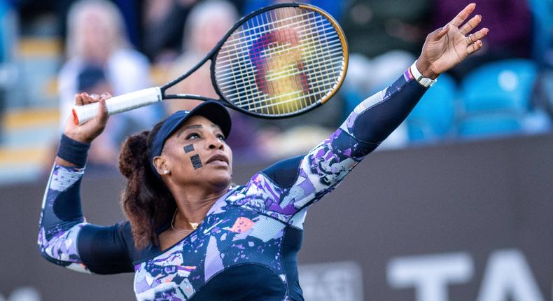 Serena Williams is back again on the same court she suffered an injury that kept her out for a year