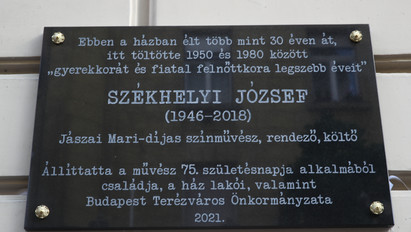 Emléktáblát avattak Székhelyi József tiszteletére: így zajlott az ünnepség – fotók